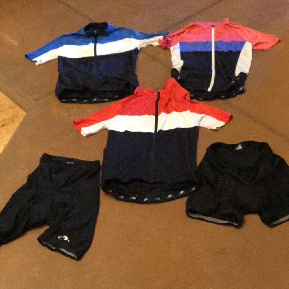 Performance Bicycle Tops and Short Set
